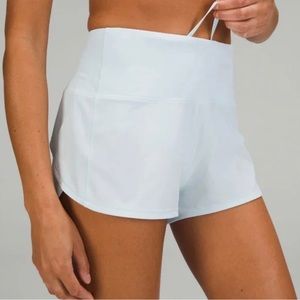Lululemon SPEED UP HR Shorts Powder Blue